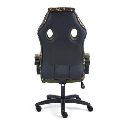 Кресло RACER GT MILITARY кож/зам/ткань, хаки/хаки, TW 28_8