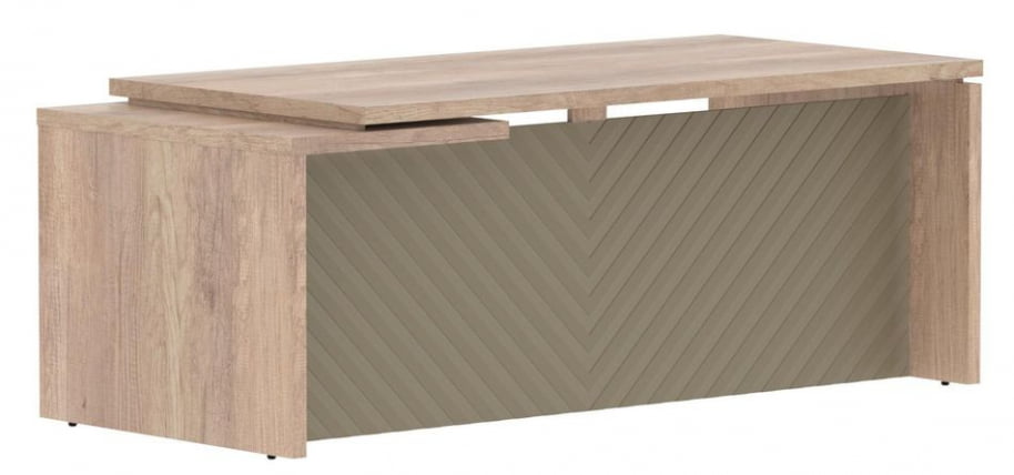 Стол руководителя правый Torr LUX TLCT 209 R Дуб Каньон Капучино_0