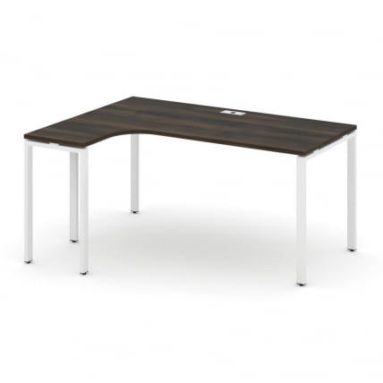 Стол эргономичный левый CONCEPT CN.OSA-002(L) Дуб Мали Белый_0