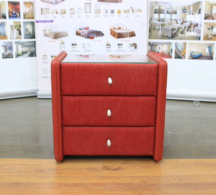 Тумбочка Лора 3 Красная_1