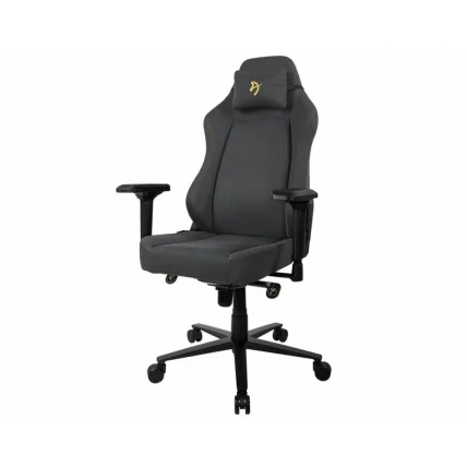 Геймерское кресло Arozzi Primo Woven Fabric Black Gold logo_1