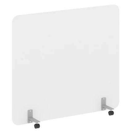 Перегородка на металлических опорах, на роликах R-line DP.R-160-140 Белый Бриллиант_0
