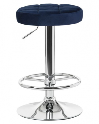 Табурет барный DOBRIN BRUNO (синий велюр (MJ9-117)) 2 шт_1