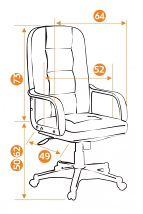 Кресло руководителя Devon (коричневый 2 TONE)_7