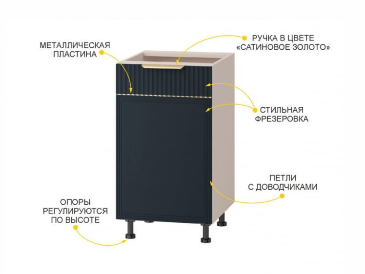 Напольный шкаф (лев/прав) Флоренция 108.72_4