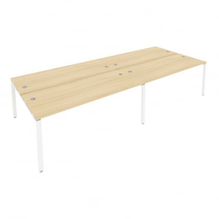 Рабочая станция на 4 раб.места Metal System Б.СМ-4.5 Акация/Белый_0