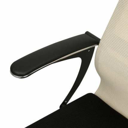 Кресло руководителя BRABIX PREMIUM Ultimate EX-801 хром Черное/бежевое_8