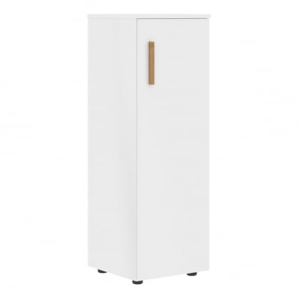 Шкаф-колонка с глухой средней дверью правый Forta FMC 40.1 R Белый премиум_0