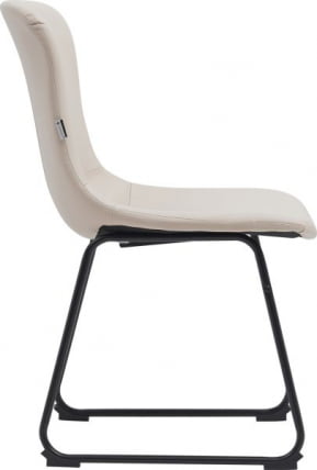 Кресло для посетителей Everprof Expo CF Экокожа Бежевый_2