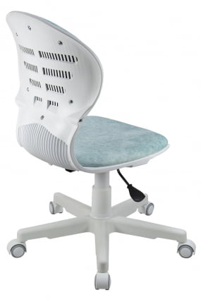 Кресло 1139 FW PL White велюр Bliss 10 голубой_3