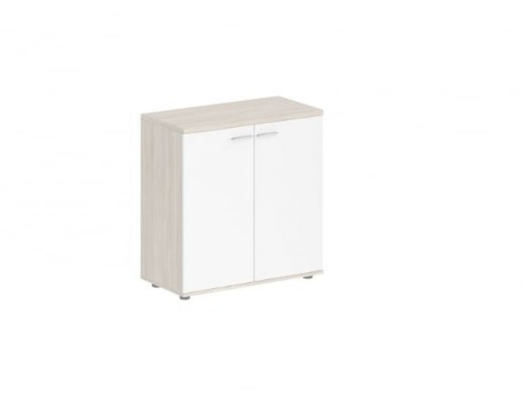 Шкаф низкий двухдверный Sigma SG.815.OL.WH Дуб светлый Белый_0