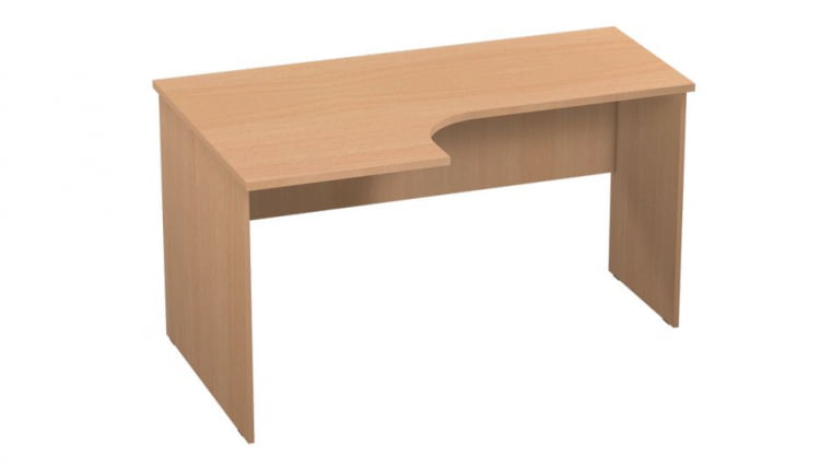 Стол компьютерный угловой Р.РС-16 (левый) Крафт белый_0