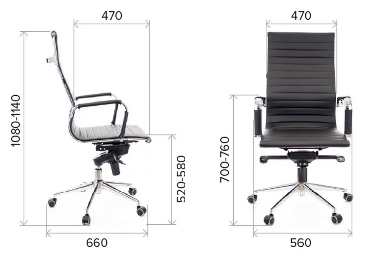 Кресло руководителя Everprof Rio М экокожа Черный_4