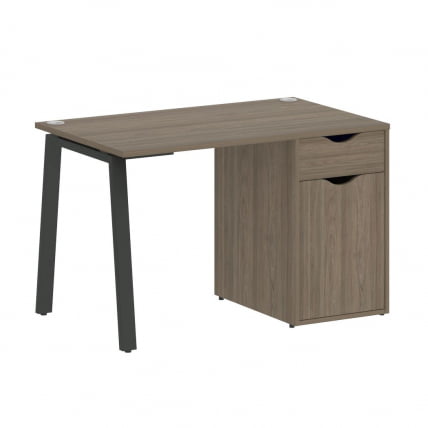 Стол письменный HOME OFFICE VR.SP-3-118.1.A Вяз Благородный/Антрацит металл_0