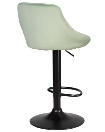 Стул барный DOBRIN LOGAN BLACK Мятный велюр MJ9-87_3