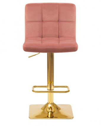 Стул барный DOBRIN GOLDIE (пудрово-розовый велюр (MJ9-32)) 2 шт_6