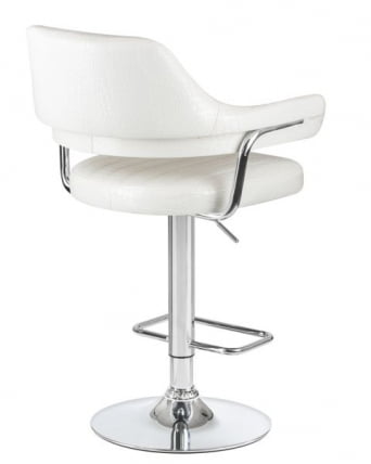 Стул барный DOBRIN CHARLY (белый крокодил) 2 шт_4