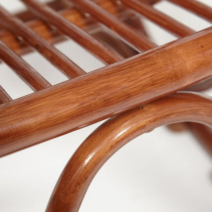 Кресло-качалка VIENNA (разборная) / без подушки / ротанг top quality, 58x133x102 см, Pecan (орех)_9