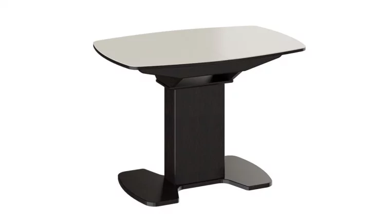 Стол обеденный Портофино СМ(ТД)-105.01.11(1) Венге/Стекло бежевое_1