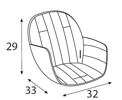 Текстиль в стул Micuna OVO LUXE TX-1646 Pink_6