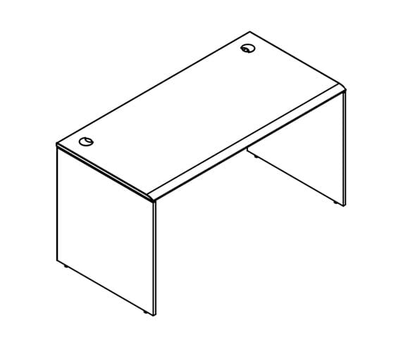 Стол письменный WST 127 Дуб сонома_1