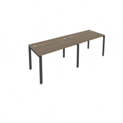 Рабочая станция на 2 раб.места Metal System Б.СМ-2.2 Вяз/Антрацит_0