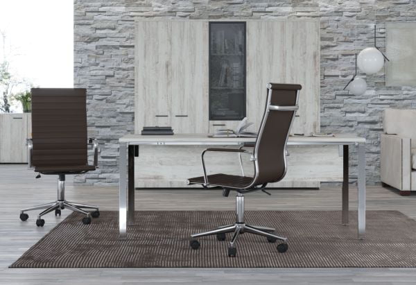 Кресло для руководителя CHAIRMAN 755 экокожа Бежевый_5