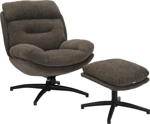 Кресло-реклайнер Everprof Kiwi Ткань Темно-коричневый_0