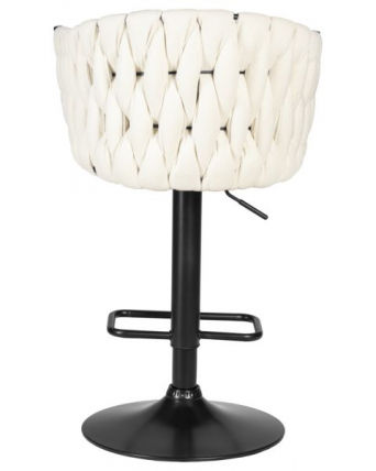 Стул барный DOBRIN LEON (кремовая ткань (LAR 275-33)) 2 шт_4