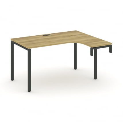 Стол-надставка на опорную тумбу (правый) CONCEPT CN.OSAN-002(R) Дуб Винченцо Антрацит_0