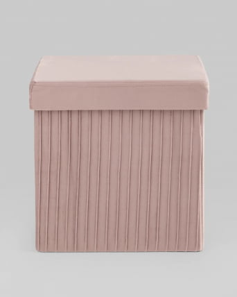 Пуф складной с ящиком Store Square Пыльно-розовый_4