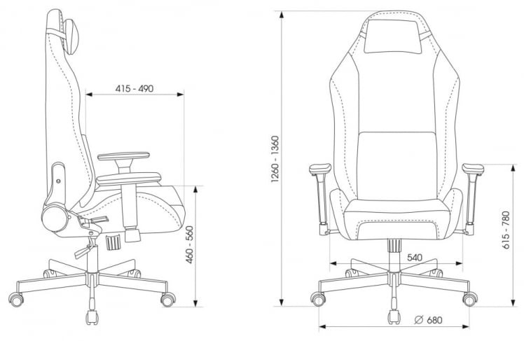 Геймерское кресло KNIGHT EXPLORE BO_20