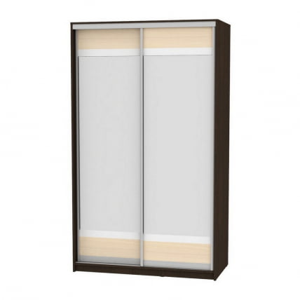 Шкаф-купе B-230х135х60-1(Венге-ДМ-D10D10)_0