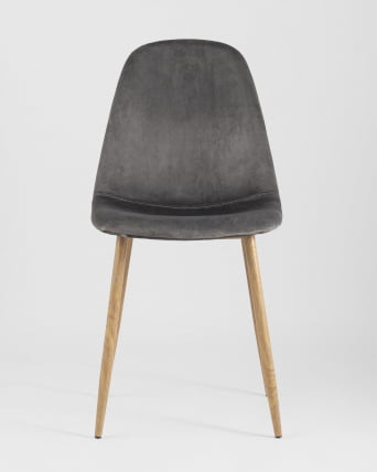 Стул Валенсия велюр Серый_2
