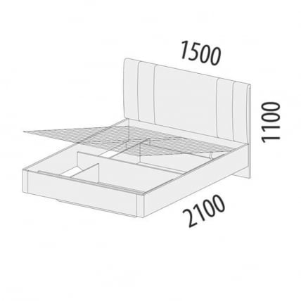 Кровать с подъемным механизмом Николь 901.31_5