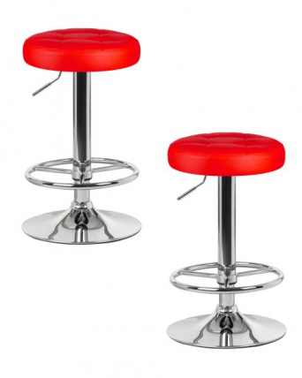 Табурет барный DOBRIN BRUNO (красный) 2 шт_0