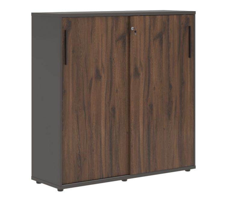 Шкаф с дверьми-купе EDIS EMC 1343 Дуб Денвер темный Черный Мокко_0
