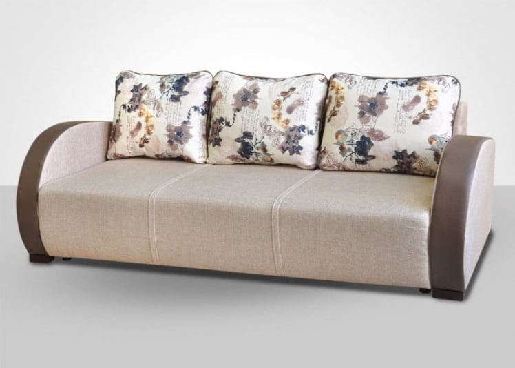 Диван-кровать Европа-1 арена дарк браун данхил 23 плетенка 11_0