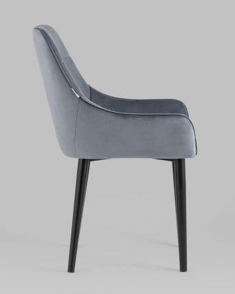 Стул Джоан велюр Серый_2