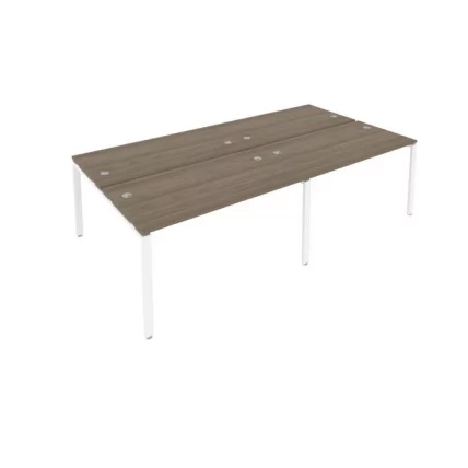 Рабочая станция на 4 раб.места Metal System Б.СМ-4.3 Вяз/Белый_0