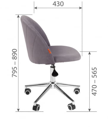 Компьютерное кресло CHAIRMAN HOME 117 Бежевый_5