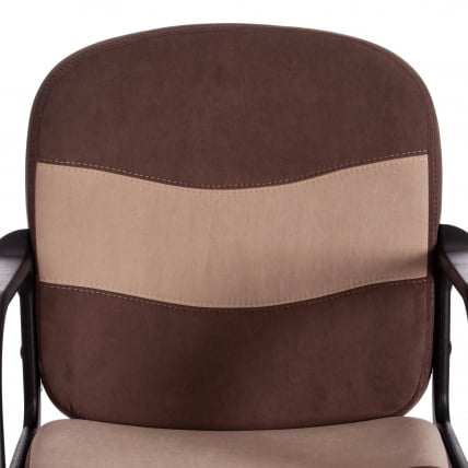 Кресло BAGGI PA флок , коричневый/бежевый, 6/7_6