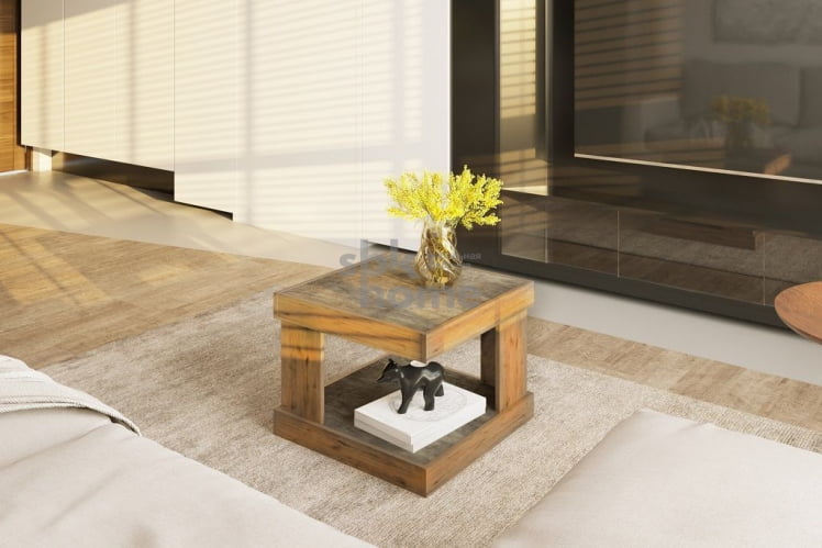 Стол журнальный, Лайт (602*602*450) Дуб Веллингтон, 60601 _1