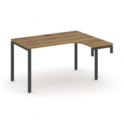 Стол-надставка на опорную тумбу (правый) CONCEPT CN.OSAN-001(R) Сандал Янтарный Черный_0