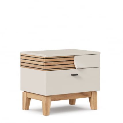 Тумба прикроватная правая Нильс ЛД 423.030.000 Кашемир/Дуб Тортуга_1