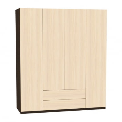 Шкаф распашный R-198х180х60-2-PO(Венге-ДМ)_0