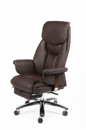 Кресло офисное Парламент H-2021-322 Темно-коричневый_1