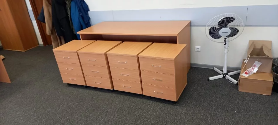 Тумба подкатная Р.Т-3 бук Бавария светлый_12