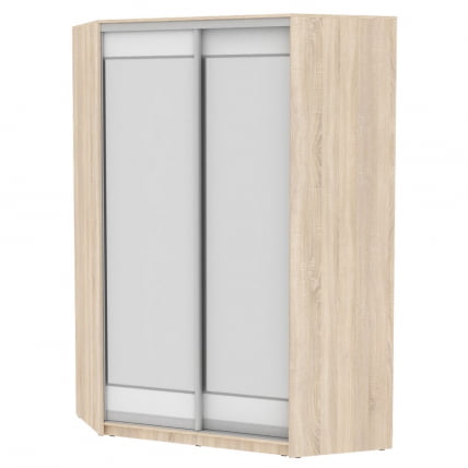 Шкаф-купе YA-230х1400-568-3(ДСС-Белый-D2D2)_0