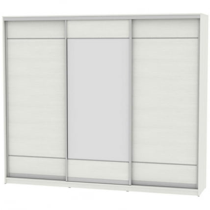 Шкаф-купе B-230х270х60-2(ВД-D7D8D7)_0